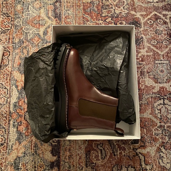 Sandro Noha Leather Ankle Boots - Picture 7 of 12